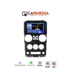 CARMEDIA CM8095-13 PLUS TABLET 9.5'' OEM JEEP WRANGLER 2006-2011 (4 SWITCHES)