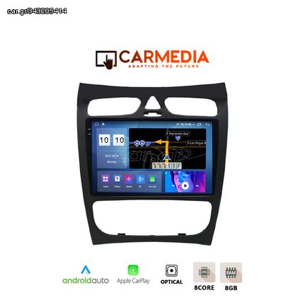 CARMEDIA CM8095-13 PLUS TABLET 9.5'' OEM MERCEDES CLK (W209) 2000-2004 FULL FRAME