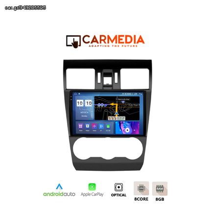 CARMEDIA CM8095-13 PLUS TABLET 9.5'' OEM SUBARU FORESTER-IMPREZA XV 2013-2019