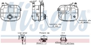 Δοχείο διαστολής, ψυκτικό υγρό OPEL ASTRA H, ASTRA H CLASSIC, ASTRA H GTC, ASTRA H/KOMBI 01.04-