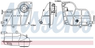 Δοχείο διαστολής, ψυκτικό υγρό AUDI A4 B5, A6 C5, A8 D2 11.94-01.05