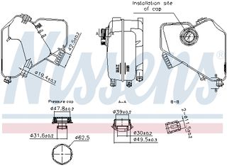 Δοχείο διαστολής, ψυκτικό υγρό FORD B-MAX, ECOSPORT, FIESTA VI, KA 06.08-