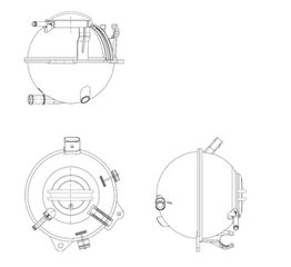 Δοχείο διαστολής, ψυκτικό υγρό AUDI A3, Q3, TT; SEAT ALHAMBRA, ALTEA, ALTEA XL, LEON, TOLEDO III; SKODA OCTAVIA II, RAPID, SUPERB II, YETI; VW BEETLE, CADDY ALLTRACK, CADDY ALLTRACK/MINIVAN 0