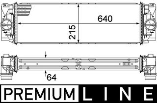 Ψυγείο αέρα υπερπλήρωσης MERCEDES SPRINTER 3,5-T (B906), SPRINTER 3,5-T (B907), SPRINTER 3,5-T (B907, B910), SPRINTER 3-T (B906), SPRINTER 3-T (B907), SPRINTER 3-T (B910, B907) 1.8-3.0D 06.06