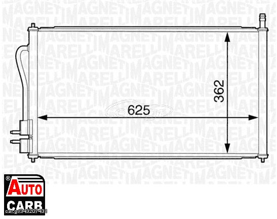 Συμπυκνωτης Συστ Κλιματισμου MAGNETI MARELLI 350203228000 για FORD FOCUS 1998-2009