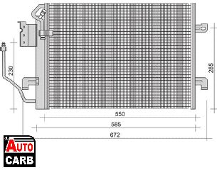 Συμπυκνωτης Συστ Κλιματισμου MAGNETI MARELLI 350203261000 για MERCEDES-BENZ A-CLASS 1997-2005