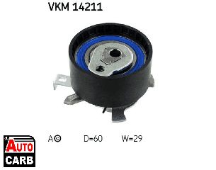 Τεντωτηρας Οδοντ Ιμαντας . VKM14211 για FORD COUGAR 1998-2001, FORD FOCUS 1998-2009, FORD MONDEO 1996-2000