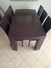 Τραπεζαρία σαλονιού με 6 καρέκλες 