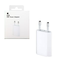 TRAVEL USB POWER ADAPTER APPLE IPHONE MD813ZM/A A1400 1000mA 5W WHITE PACKING OR