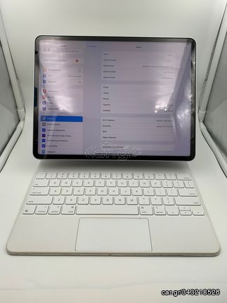 iPad Pro 12.9 Inch 3th Gen 2021 M1 256GB White + Apple Magic Keyboard