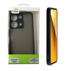 LIME ΘΗΚΗ XIAOMI REDMI NOTE 13 5G 6.67" HARDSHELL FUSION FULL CAMERA PROTECTION BLACK WITH RED KEYS