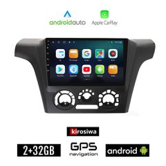 KIROSIWA MITSUBISHI OUTLANDER A/C (2001 - 2005) Android οθόνη αυτοκίνητου 2GB με GPS WI-FI (ηχοσύστημα αφής 9" ιντσών Android Auto Apple Carplay Youtube Playstore MP3 USB Radio Bluetooth Mirrorlink ερ
