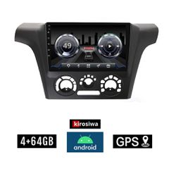 KIROSIWA 4+64GB MITSUBISHI OUTLANDER A/C (2001 - 2005) Android οθόνη αυτοκίνητου 4GB με GPS WI-FI (ηχοσύστημα αφής 9" ιντσών Youtube Playstore MP3 USB Radio Bluetooth Mirrorlink DSP 4x60W Apple Carpla