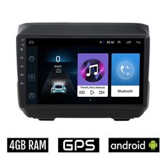 JEEP WRANGLER (μετά το 2018) Android οθόνη αυτοκίνητου 4GB με GPS WI-FI (ηχοσύστημα αφής 9" ιντσών OEM Youtube Playstore MP3 USB Radio Bluetooth Mirrorlink εργοστασιακή, 4x60W, AUX)