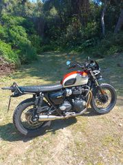 Triumph Bonneville T100 '18 Street cup και Bonneville 2σε1