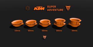 3D Εκτυπωμένα Χωνακια KTM 1290 SUPER ADVENTURE