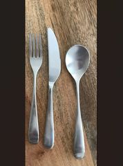 Καινούργιο σετ μαχαιροπήρουνα 3 ατόμων Βehagful IKEA {9 τμχ.)