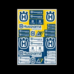 Blackbird Pvc Stickers Sheet - Husqvarna