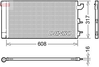 ΨΥΓΕΙΟ A/C FIAT PANDA (169) ALL 03>   DENSO