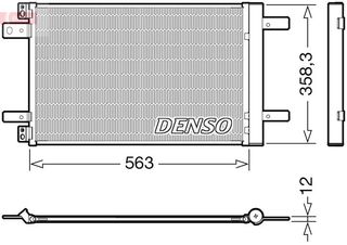 ΨΥΓΕΙΟ A/C CITROEN C4 PICASSO-PEGEUOT 3008 1.2THP   DENSO