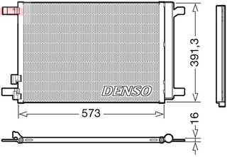 ΨΥΓΕΙΟ A/C AUDI A3-SEAT LEON 1.2,1.4 TFSI 13>  DENSO