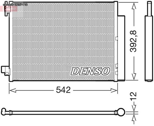 ΨΥΓΕΙΟ A/C RENAULT CLIO IV 1.2 12>  DENSO