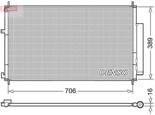 ΨΥΓΕΙΟ A/C HONDA CR-V IV 1.6i-DTEC,2.0 13> DENSO