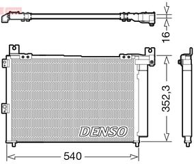 ΨΥΓΕΙΟ A/C FORD RANGER-MAZDA B-50 2.5 TDCI <12  DENSO