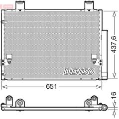 ΨΥΓΕΙΟ A/C TOYOTA HILUX VII 2.5D-4D 05>  DENSO