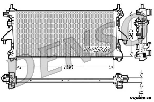 ΨΥΓΕΙΟ ΝΕΡΟΥ CITROEN JUMPER 2.2 HDI 02> 780X360X28 DENSO