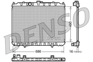 ΨΥΓΕΙΟ ΝΕΡΟΥ NISSAN X-TRAIL (T30) 2.0 <13 450X686X16 DENSO