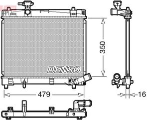 ΨΥΓΕΙΟ ΝΕΡΟΥ TOYOTA VERSO S 1.33 10>  DENSO