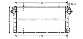 Ψυγείο Intercooler TOYOTA AVENSIS S/Wagon / 5dr  2015 - 2.2 D-4D (ADT271_)  ( 2AD-FHV,2AD-FTV  ) (150 hp ) Πετρέλαιο #822206210