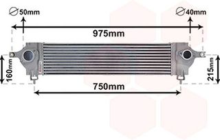 Ψυγείο Intercooler NISSAN QASHQAI SUV/ ΕΚΤΟΣ ΔΡΟΜΟΥ / 5dr 2010 - 2013 1.5 dCi  ( K9K 282,K9K 292  ) (106 hp ) Πετρέλαιο #576006200