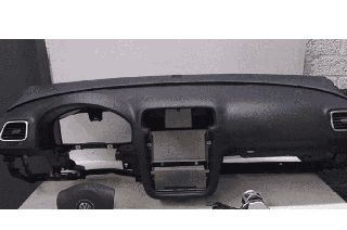 ➤ Σετ αερόσακων airbag + μονάδα 5K0880204A για Volkswagen Tiguan 2010 1,390 cc