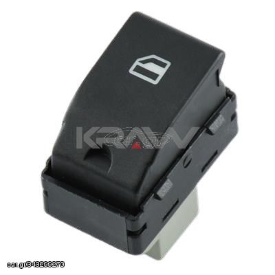 ΔΙΑΚΟΠΤΗΣ ΠΑΡΑΘΥΡΩΝ VW POLO,FOX-SEAT IBIZA 02- ΜΟΝΟΣ (4pin)