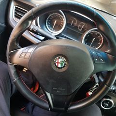 Τιμόνι Alfa romeo Giulietta / Mito με πλήκτρα κοκκινόραφο