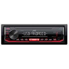 Radio Usb JVC KD-X162 1 Din 4x50 Watt MP3 / Aux Android Κόκκινο Χρώμα