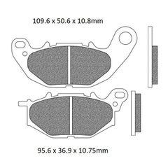 Τακάκια Σετ ARTRAX Για YAMAHA TRICITY 300cc MWD E5 2020 2021 2022