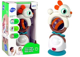 Sensory Baby Rattle Rabbit Stand Suction Cup