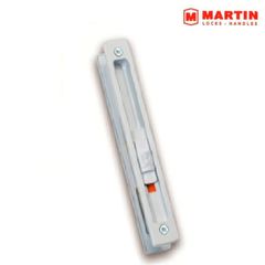 Κλειδαριά συρόμενης πόρτας αλουμινίου MARTIN (κλικ-κλοκ) - Ασημί