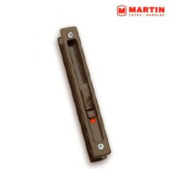 Κλειδαριά συρόμενης πόρτας αλουμινίου MARTIN (κλικ-κλοκ) - Καφέ