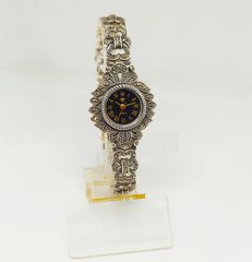 Vintage ασημένιο ρολόι 925 με μαρκασίτες (Μ) Α90216 ΤΙΜΗ 290 ΕΥΡΩ