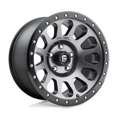 Fuel 1PC D601 Vector Matt Gun Mettal 17x9 4X4