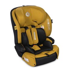 Κάθισμα Αυτοκινήτου i-Size 76-150cm isofix 15 μηνών-12 ετών Benevento Lemon Curry Lorelli 10071772403 + Δώρο Αυτοκόλλητο Σήμα ”Baby on Board”