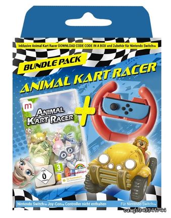 Animal Kart Racer Bundle (Code in a box) (DE-Multi ) - Nintendo Switch