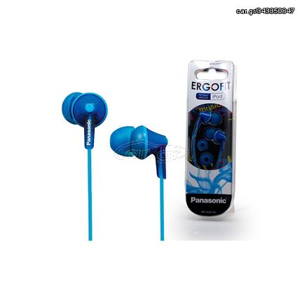 Panasonic RP-HJE125 Blue Headphones (RPHJE125EA) (PANRPHJE125EA)