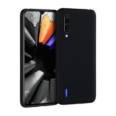 Back Cover Silicone Matte Case for Xiaomi Mi 9 Lite - Color: Black