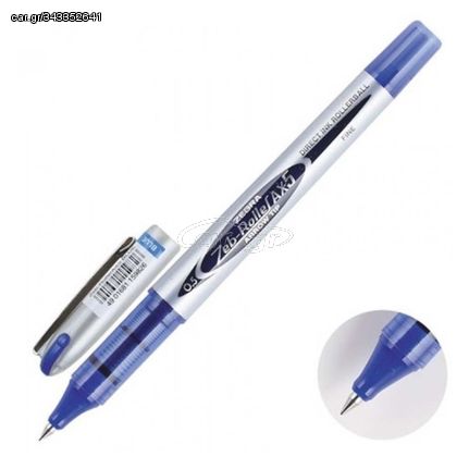 Zebra AX5 Zebroller Silver RollerPen 0,5mm Blue (ZB-15982Z) (ZEBZB-15982Z)