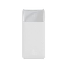 Baseus Bipow Overseas Edition Power Bank 20000mAh 15W με 2 Θύρες USB-A και Θύρα USB-C Λευκό (PPBD050102) (BASPPBD050102)